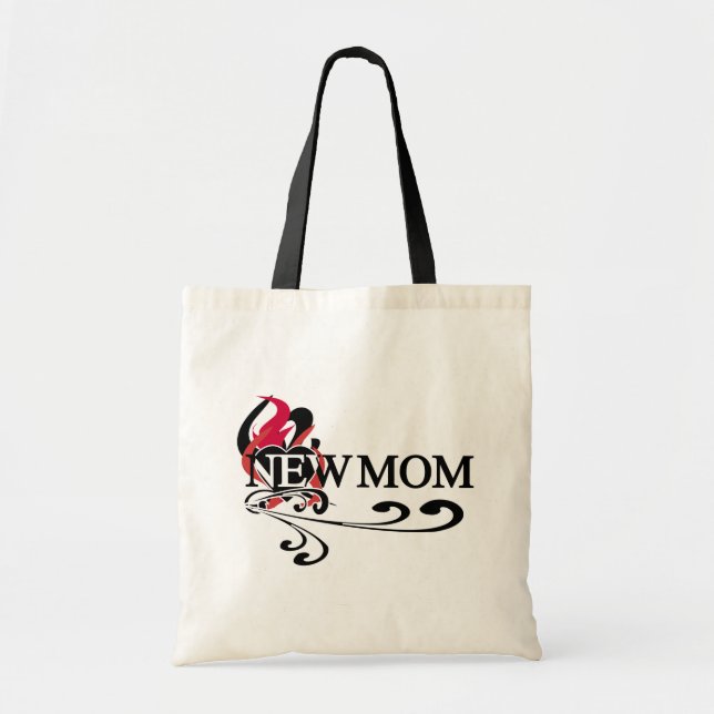 Gothic Heart New Mom Tshirts and Gifts Tote Bag (Front)