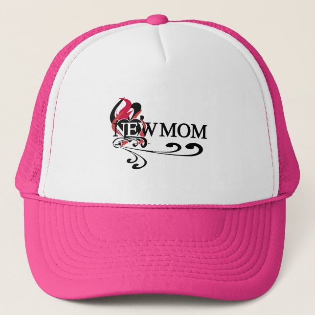 Gothic Heart New Mom Tshirts and Gifts Trucker Hat (Front)