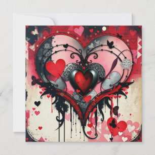 Gothic Heart Note Card