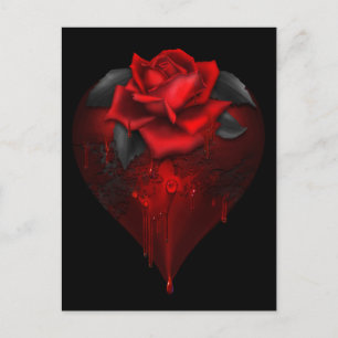Gothic Heart Postcard