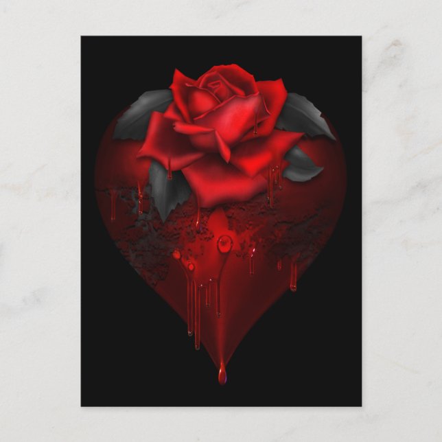 Gothic Heart Postcard (Front)