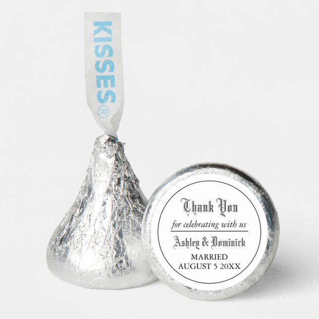 Gothic Hersey Kisses Wedding Favor (Front)