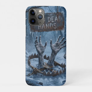 Gothic Horror Illustration of Frozen Hands  iPhone 11 Pro Case