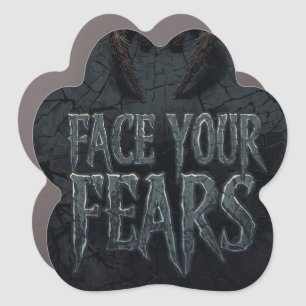 Gothic Horror Spider – Creepy Face Your Fears Car Magnet