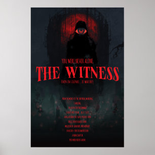 Gothic Horror The Witness Dark Aesthetic Wall Poster