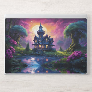 Gothic House in the valley, reflecting pond HP Laptop Skin