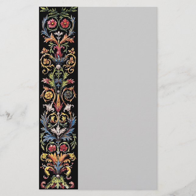 Gothic Illuminated Art Stationery (Front)