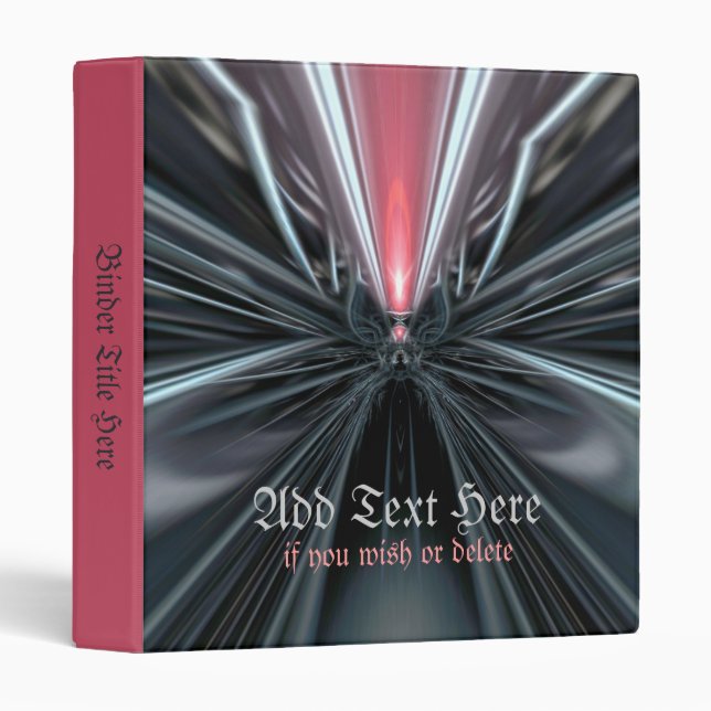 Gothic Illusions Bat Binder (Front/Spine)