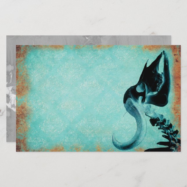 Gothic junk journal paper (Front/Back)