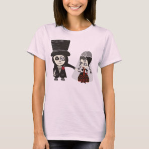 Gothic Just Married T-Shirt