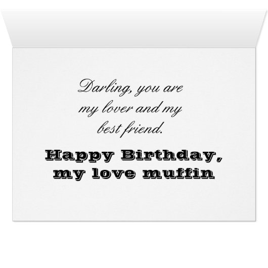 Gothic kaleidoscope sweet husband birthday (Inside Horizontal (Bottom))