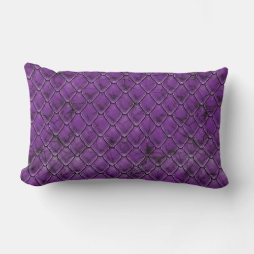 Gothic Killer Purple Lumbar Pillow