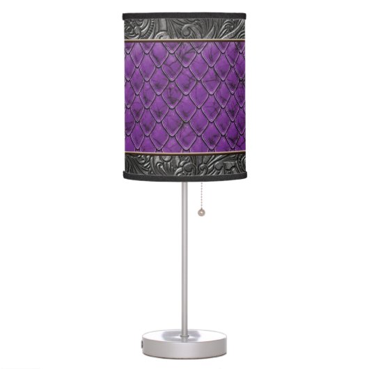 Gothic Killer Purple Table Lamp (Left)
