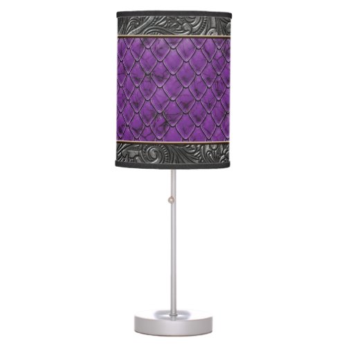 Gothic Killer Purple Table Lamp