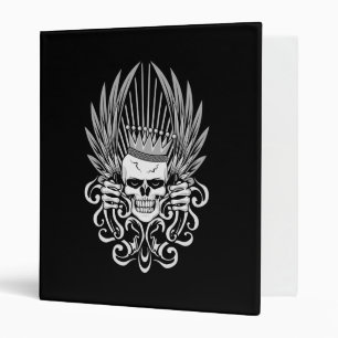 Gothic King Skull Binder