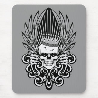 Gothic King Skull Mouse Pad