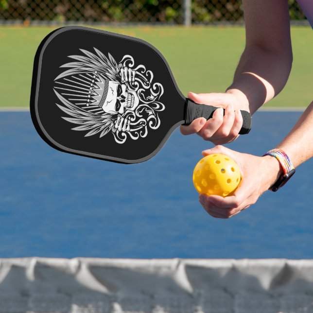 Gothic King Skulls Pickleball Paddle (Insitu)