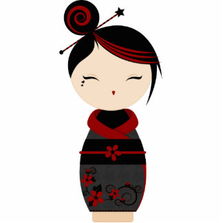 Gothic Kokeshi Cutout