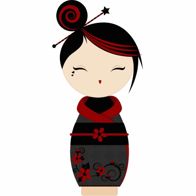 Gothic Kokeshi Cutout (Front)