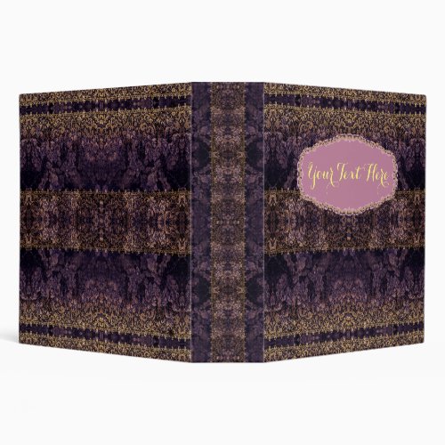 Gothic Lace  3 Ring Binder