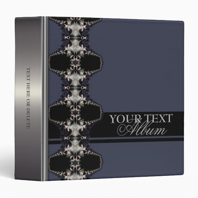 Gothic Lace Artistic Album Binder (Front/Spine)