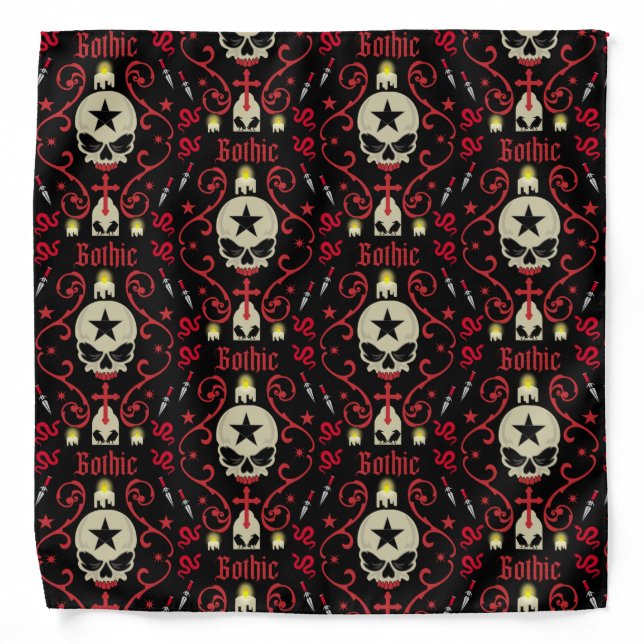 Gothic Lamp And Accessories Bandana (Front)