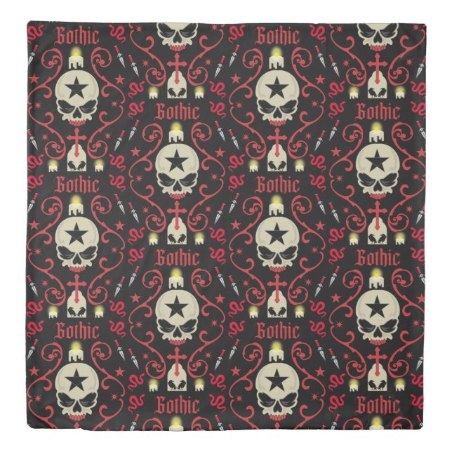 Gothic Lamp And Accessories Duvet Cover (Front)