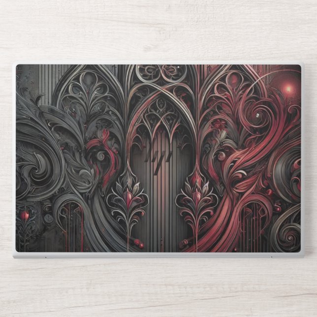 Gothic Laptop Skin – Stylish Protection (Front)