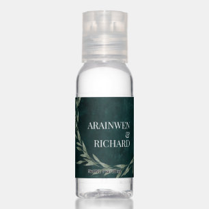 Gothic Leaves dreamy drama EMERALD GREEN, Hand Sanitizer