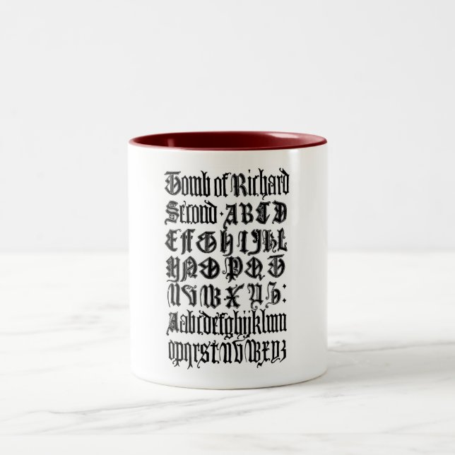 Gothic Letters Mug (Center)
