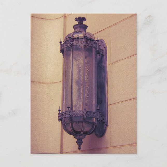 Gothic Light Fixture Postcard (Front)