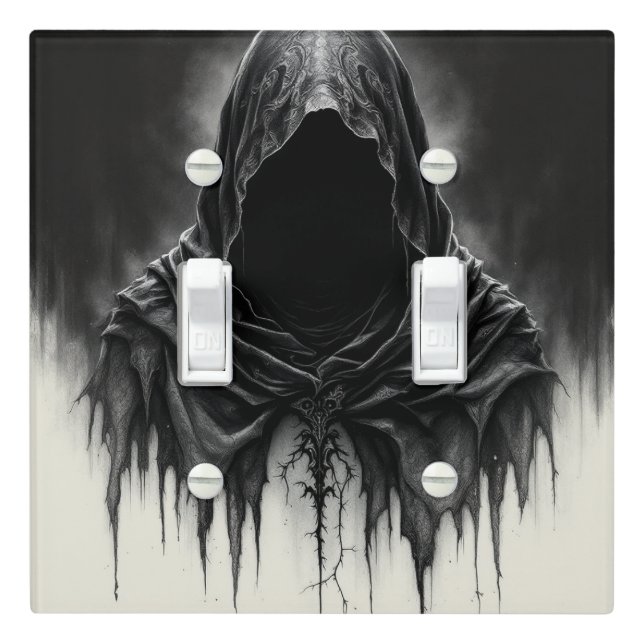 Gothic Light Switch Cover (In Situ)