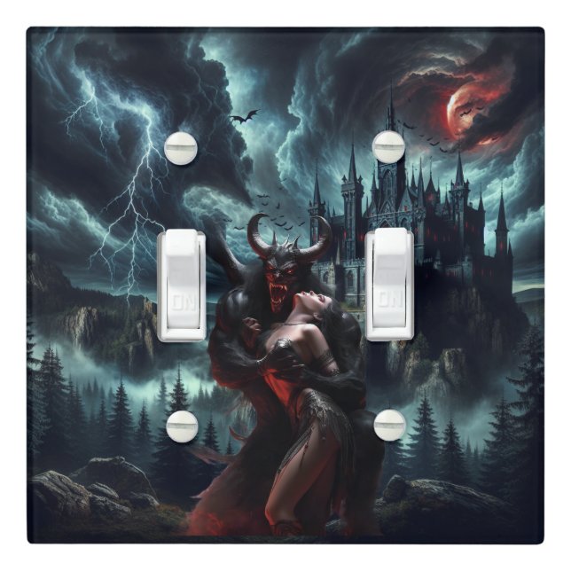 **Gothic Light Switch Cover (In Situ)