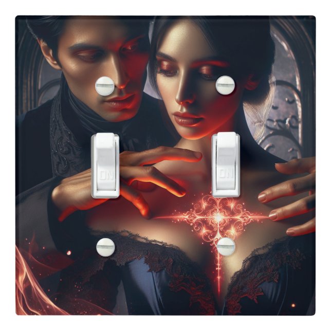**Gothic Light Switch Cover (In Situ)