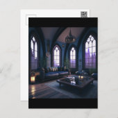 Gothic living room postcard (Front/Back)