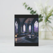 Gothic living room postcard (Standing Front)