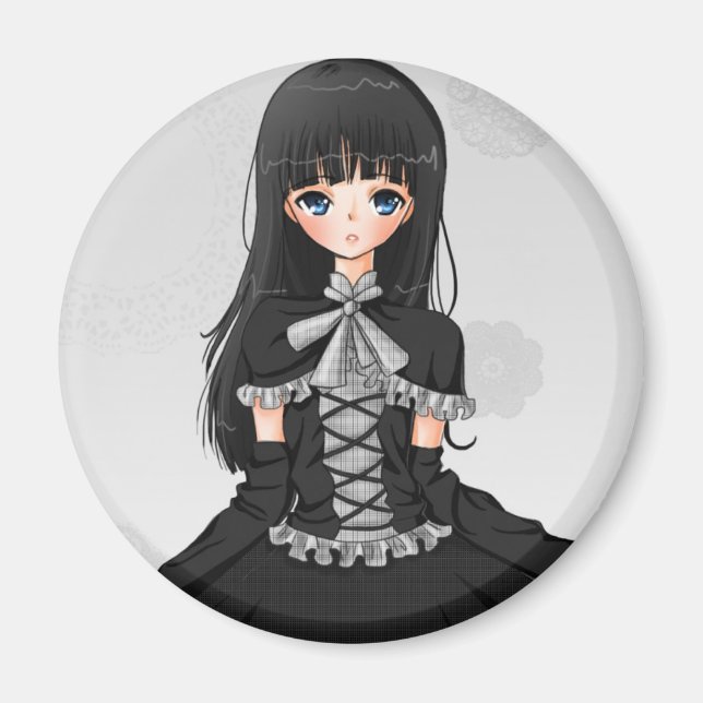 "Gothic Lolita" magnet (Front)