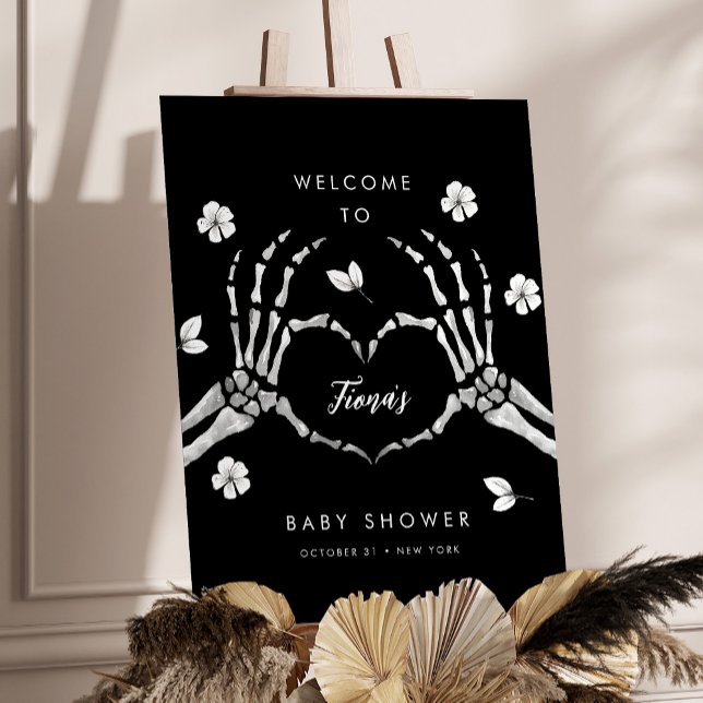 Gothic Love Halloween Baby Shower Welcome Foam Board (Creator Uploaded)