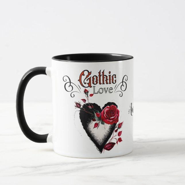 Gothic Love Mug (Left)