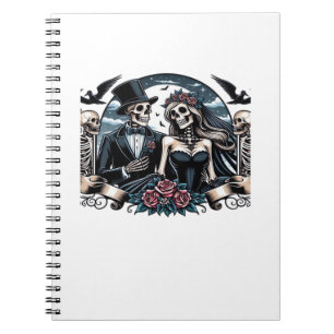 Gothic Love Till Death Do Us Part Romantic Style Notebook