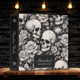 Gothic Macabre Meals Recipe  3 Ring Binder