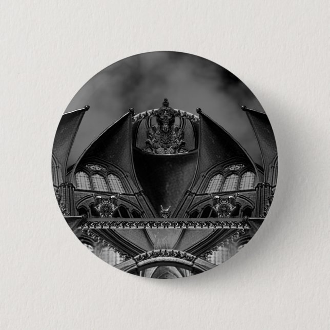 Gothic Mansion Button (Front)