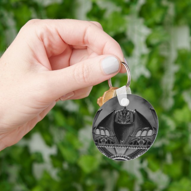 Gothic Mansion Keychain (Hand)