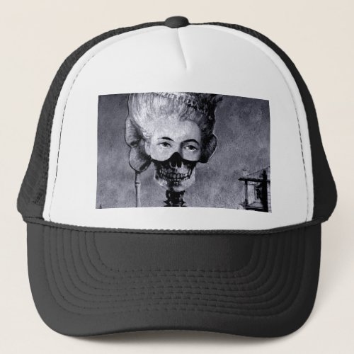 Gothic Masked Halloween Skeleton Trucker Hat