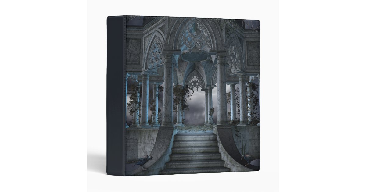 Gothic Mausoleum Binder | Zazzle