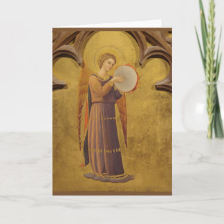 Gothic Medieval Angel Blank Card