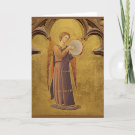 Gothic Medieval Angel Blank Card