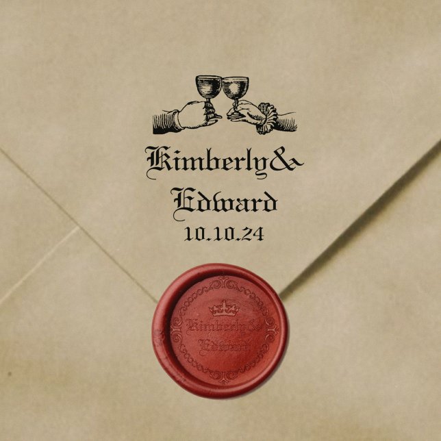 Gothic Medieval Fantasy Wedding   Rubber Stamp (Creator Uploaded)