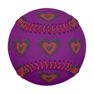 Gothic Melting Love Heart Baseball