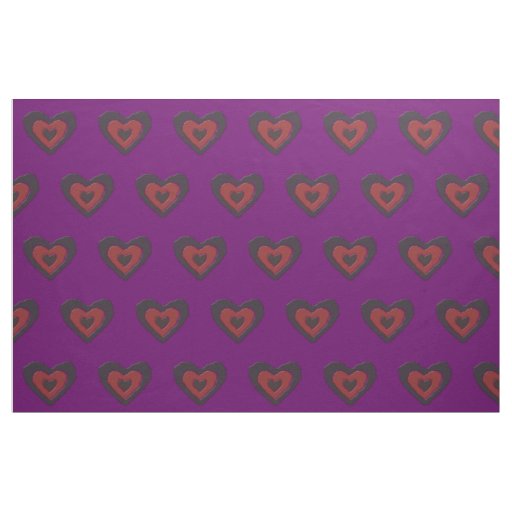 Gothic Melting Love Heart Craft Fabric